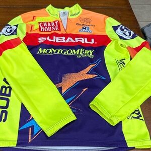 Vintage Ultima Subaru Cycling Jersey Long Sleeve Italy Men’s M Racing